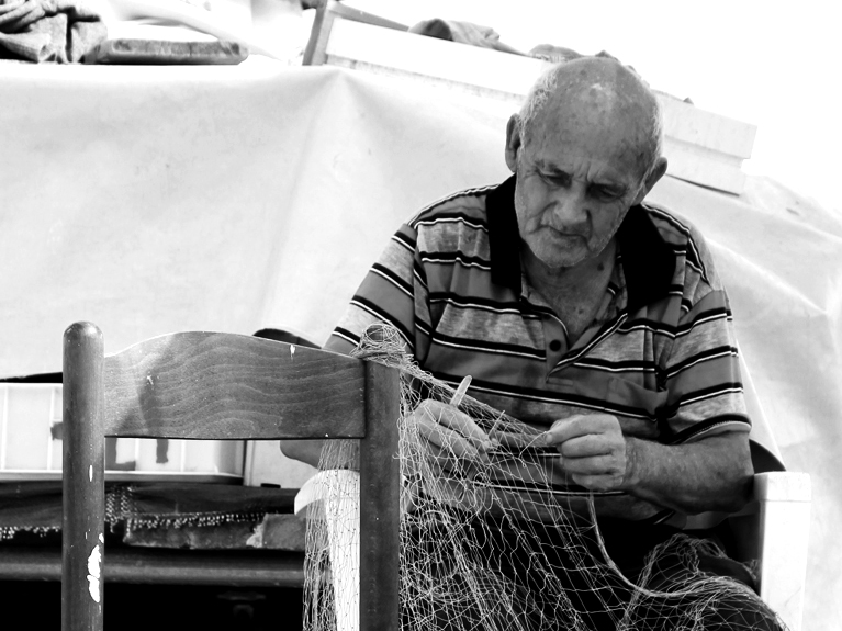 Un pescatore di simomatri