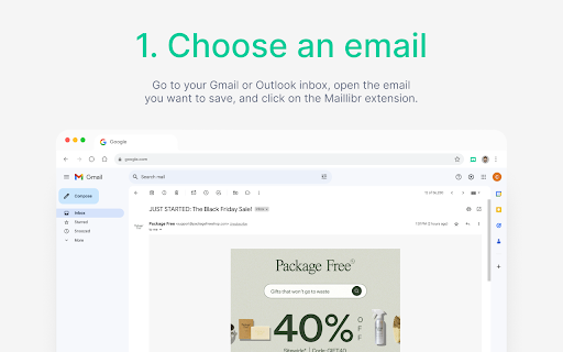 Maillibr — discover, save, & organize emails