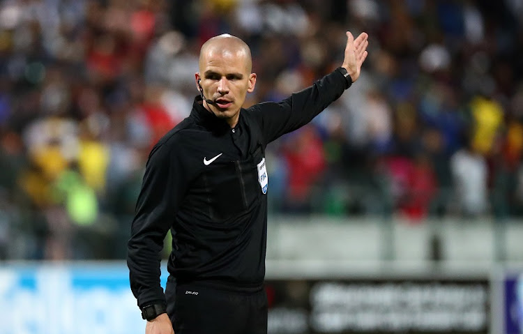 Victor Gomes, Match Referee during the Absa Premiership 2017/18 football match between Cape Town City FC and Mamelodi Sundowns at Athlone Stadium, Cape Town on 2 February 2018.