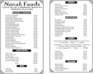 Nanak Foods menu 1