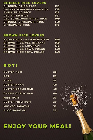 Chakna Party menu 