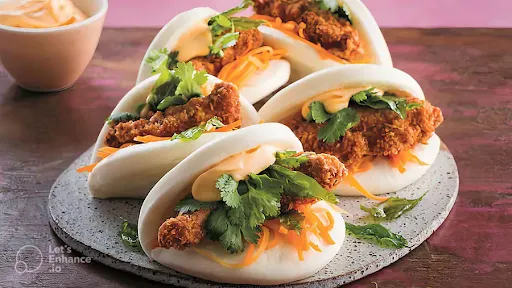 Classic Korean Fried Chicken Bao [2 Pcs]