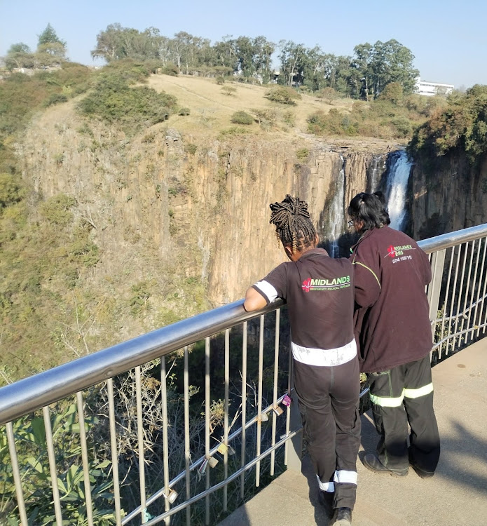 A man survived an allegede suicide attempt at Howick Falls in KZN.