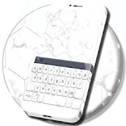 White Marble Keyboard  Icon