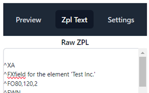 ZPL emulator
