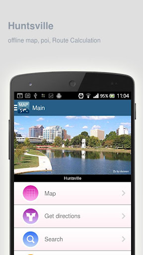 Huntsville Map offline