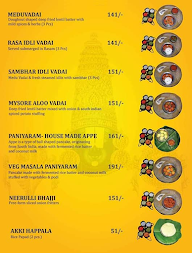 Sri Rangam Bhojnam menu 3