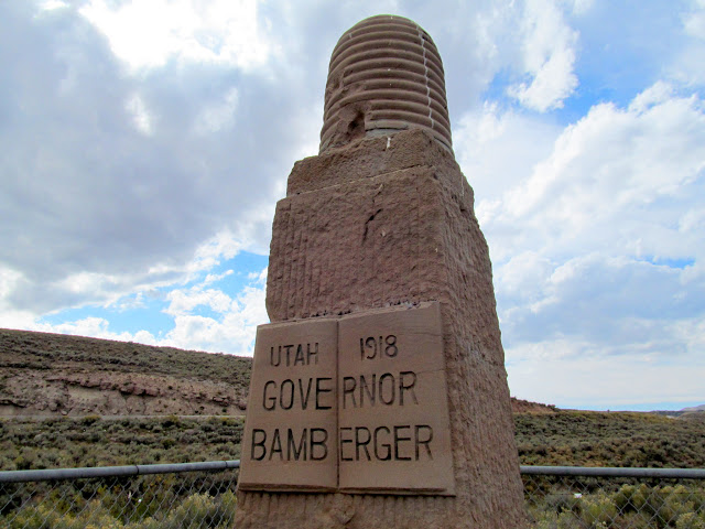 Governor Bamberger monument on US-191