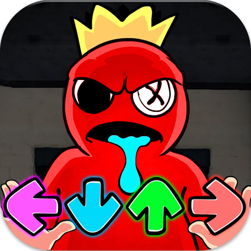 Red Rainbow Friends FNF Mod Game for Android - Download