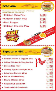 Nothing But Chicken menu 2