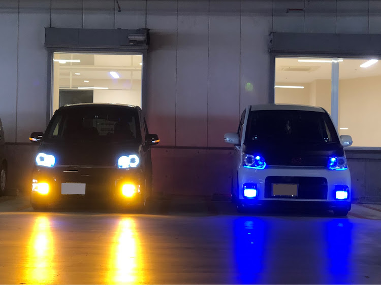 ムーヴカスタムのDIY・ステッカーチューン・コラボ・鹿児島に関するカスタム事例の投稿画像1枚目