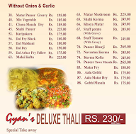 Gyan's menu 3