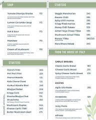 Cosmo Bar & Bistro menu 2