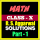 Download RS Aggarwal Class X Part-1 For PC Windows and Mac 2.0.0