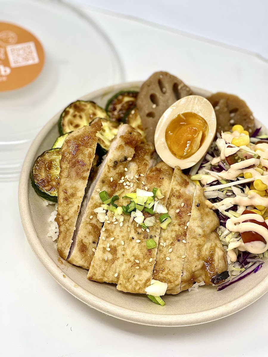 Japanese Miso Pork Chop Rice Bowl