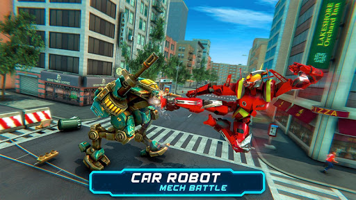 Police Robot Car Rampage: New robot shooting Games screenshots 12