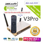 Đầu Android Tv Box Kiwibox V3 Pro Xem Tv 200 Kênh, Ram 2Gb Rom 8G , Bluetooth 4.0 - Hàng Chính Hãng