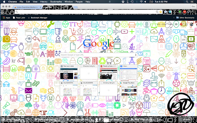 Icons Overdrive Multicolor chrome extension
