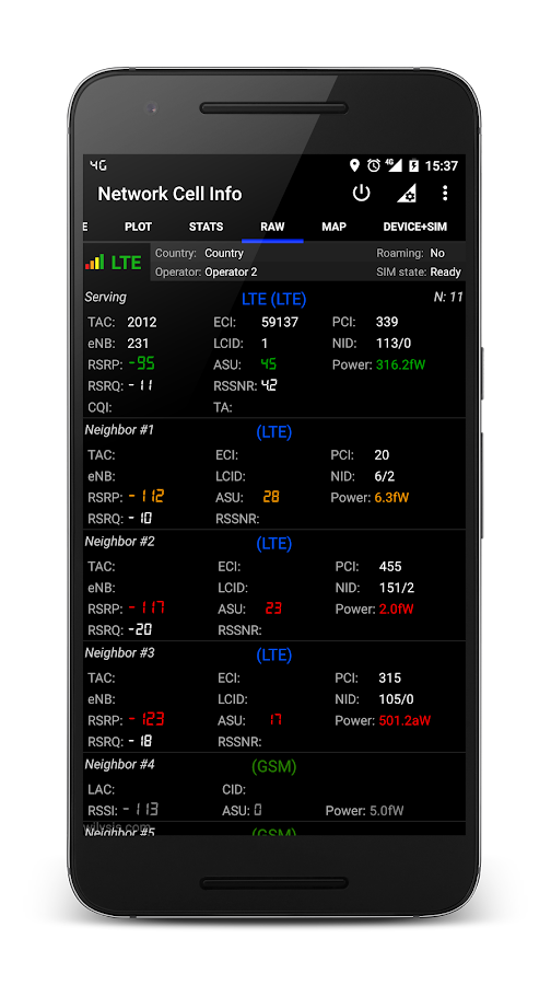    Network Cell Info- screenshot  