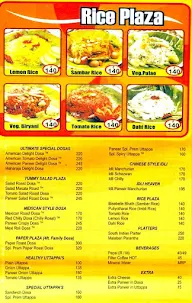 Dosa Plaza menu 2