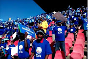 DA supporters came out in their numbers to witness the party's manifesto.