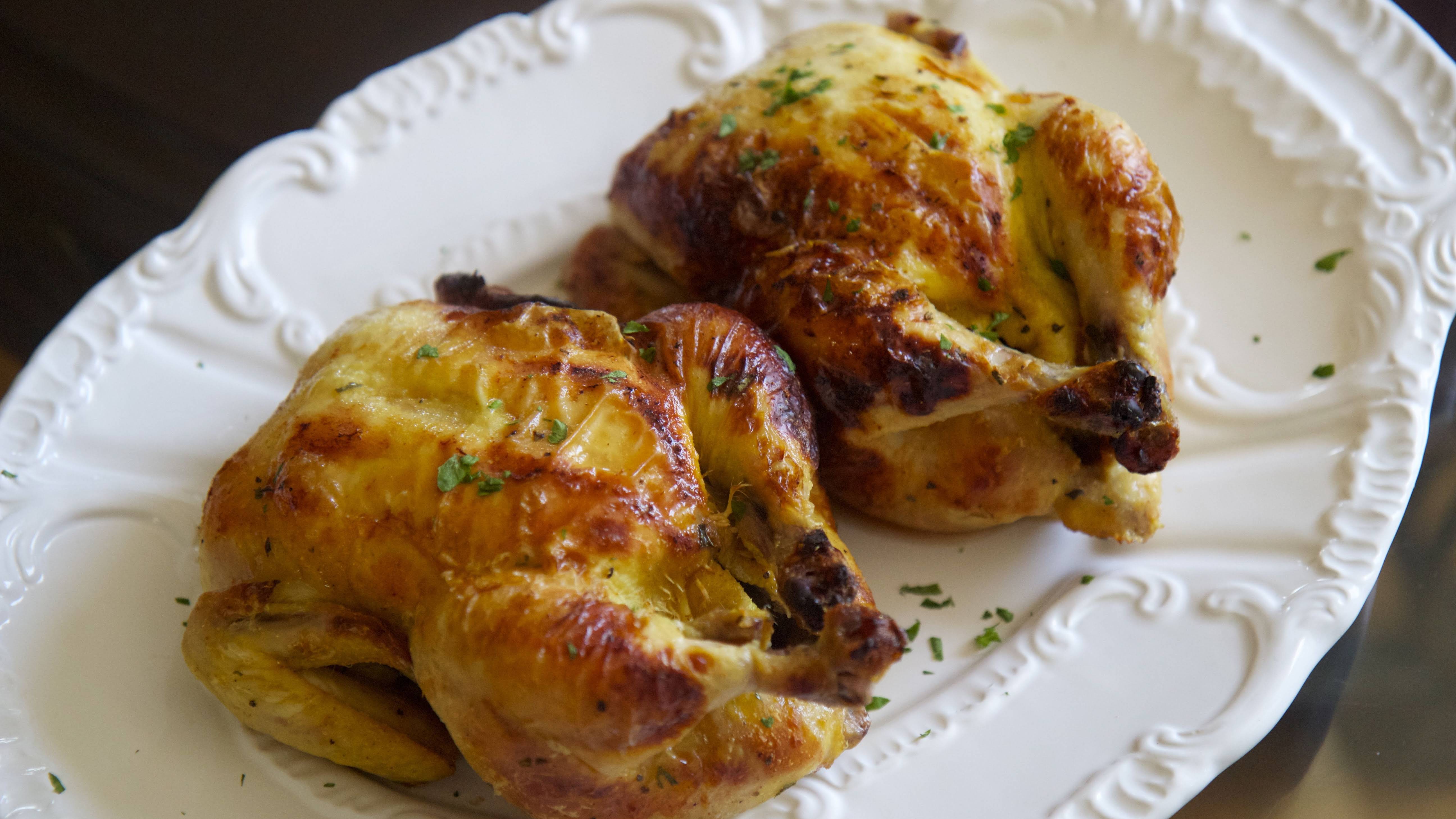 Roasted Cornish Hen (with Mixed Vegetables) - Posh Journal