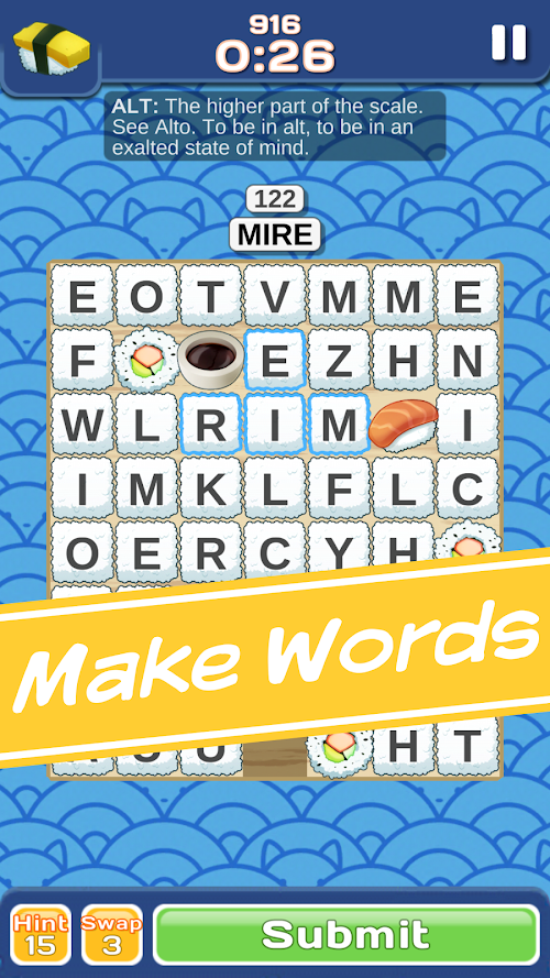 Android application Eat Your Words screenshort