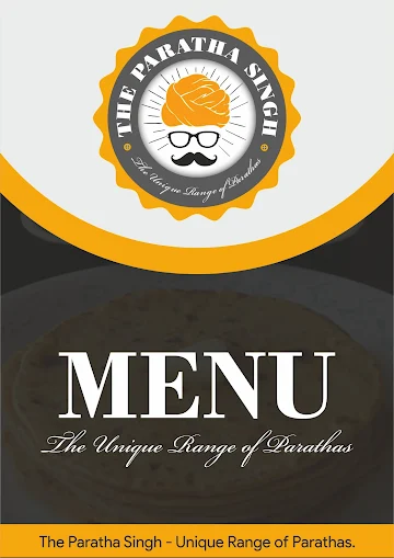 The Paratha Singh menu 