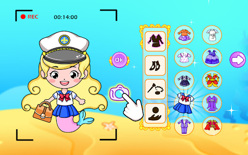 Screenshot Mermaid Princess Town Design