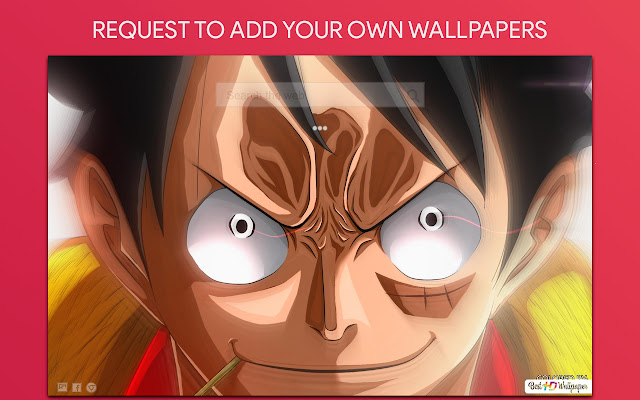 One Piece Luffy Wallpaper HD Custom New Tab