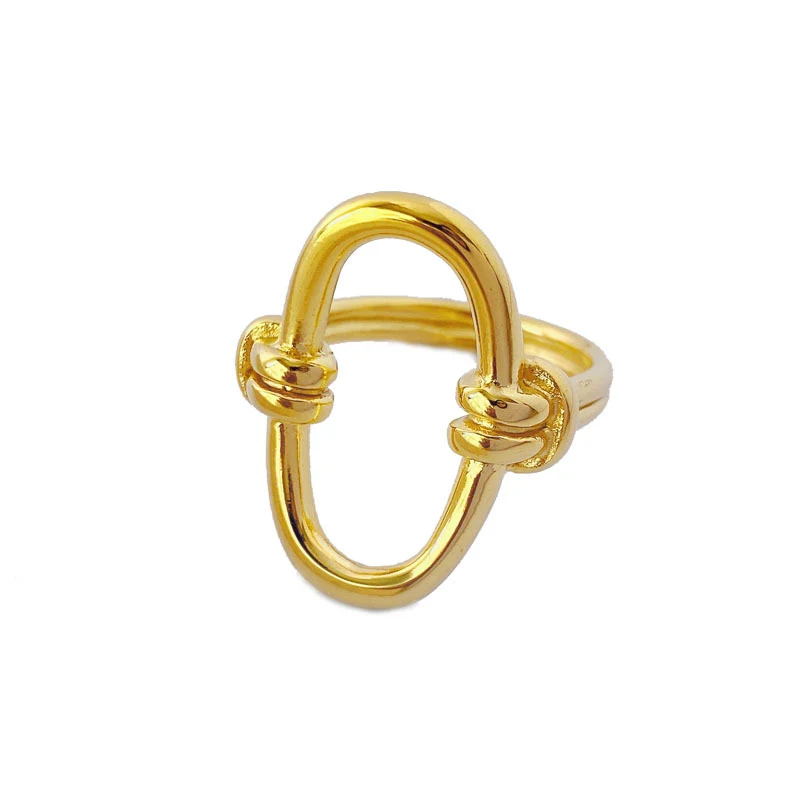 Dames eenvoudige elektroplated titanium stalen ring, een stijlvolle en duurzame ring voor dagelijks gebruik en speciale gelegenheden.