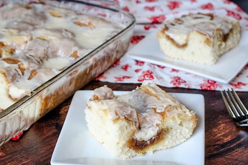 Cinnamon Roll Cake