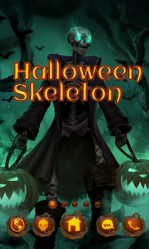 Halloween Skeleton GO Launcher