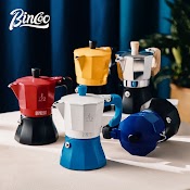 Bincoo Moka Pot Máy Pha Cà Phê Tại Nhà Moka Espresso, Bình Pha Cà Phê Kiểu Ý Tiện Lợi 150Ml/300Ml