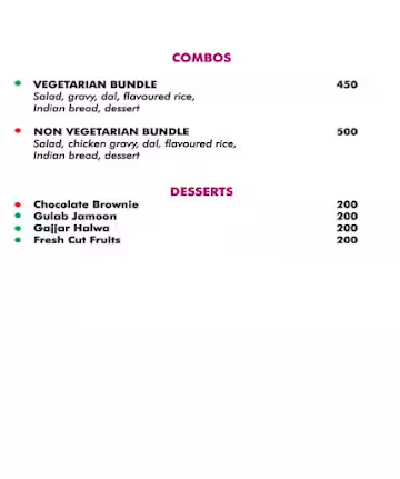 Dot.yum - Aloft Hotel menu 