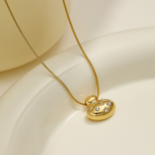 Title 26, Stainless Steel Irregular Clavicle Chain Heart ...