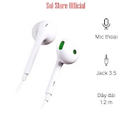 Tai Nghe Oppo Màn Xanh Hàng Zin Jack Cắm 3.5 Mm Hàng Chính Hãng Âm Thanh Cực Chất