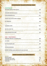 The Moody Moon By Dheergarh Palace menu 1