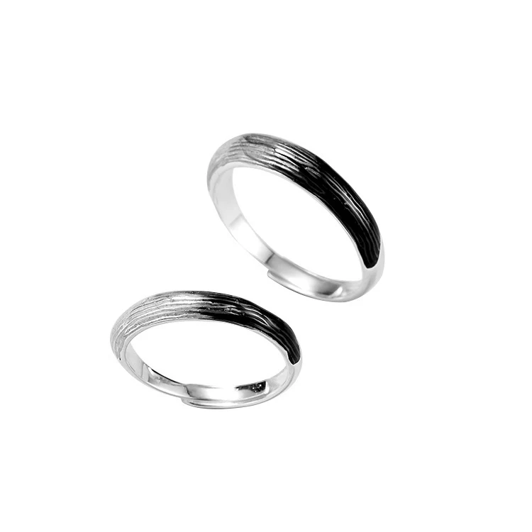 Title 1, Anillos de pareja Qingsi Moda y versátil para c...