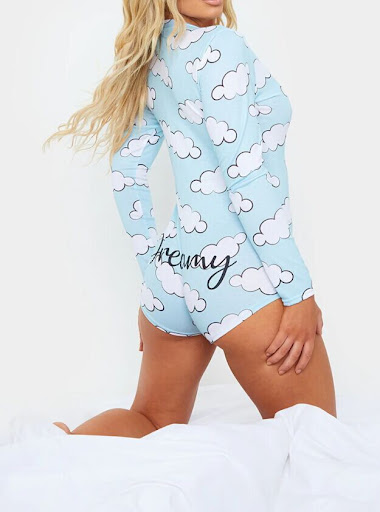 Title 3, Womens Digital Print Statement Long Sleeve Jum...