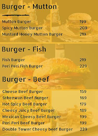 The Burger Village menu 2