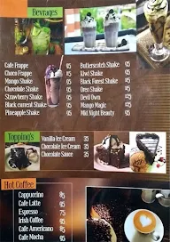 Cake & More menu 1