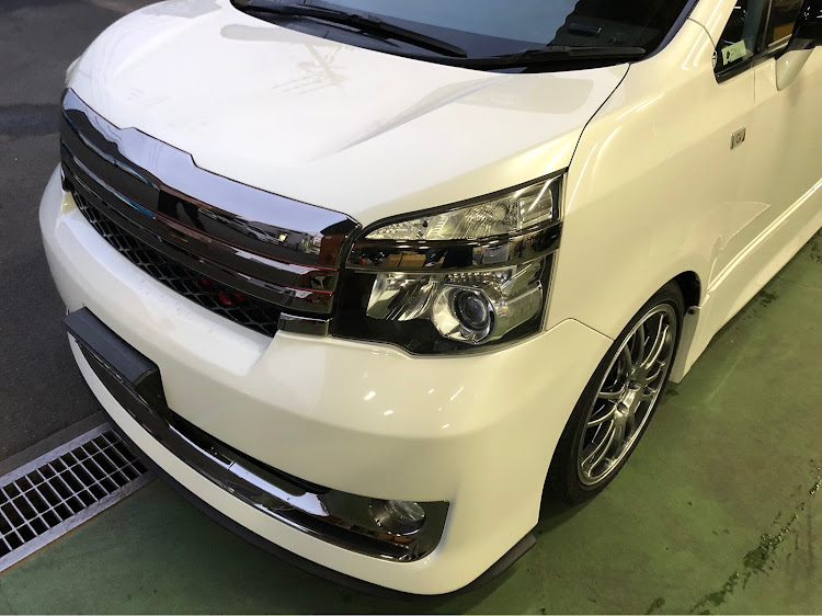 ヴォクシーG'sの七零保存會・七零保存會ステッカー・早く愛車に乗りたい！・修理＋αリメイク予定・レンタカー生活に関するカスタム事例の投稿画像1枚目