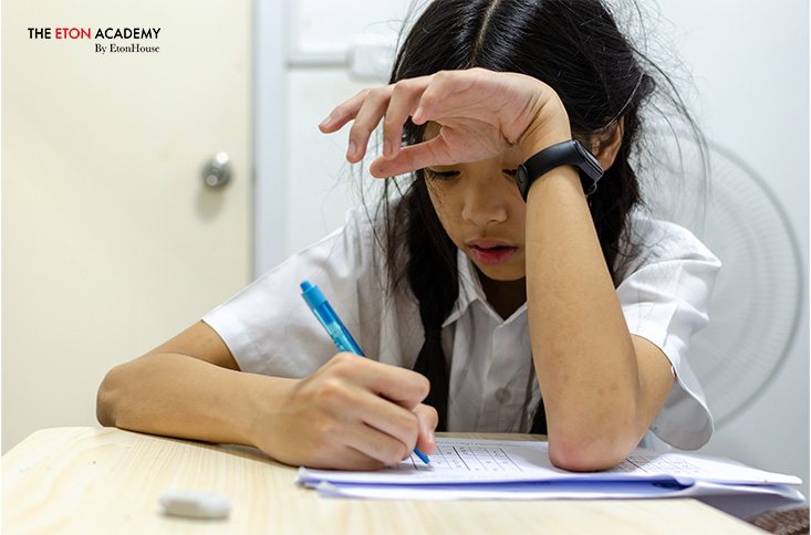 Recognise when your child is feeling stressed and talk to them-tuition centre