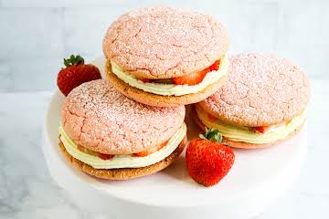 Strawberry Sandwich Cookies