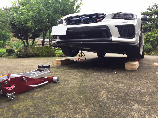 Wrx Sti Vabのdiy エンジンオイル交換 自作スロープ ジャッキアップ アストロプロダクツに関するカスタム メンテナンスの投稿画像 車のカスタム情報はcartune