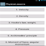 Cover Image of Tải xuống Physics Lessons 1.0 APK