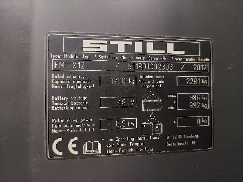 Afbeelding van een STILL FM-X 12