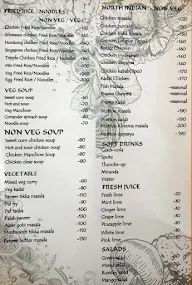 Calicut Durbar menu 2