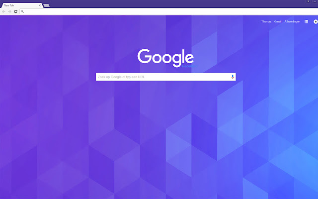 Purple/Blue Cubes chrome extension